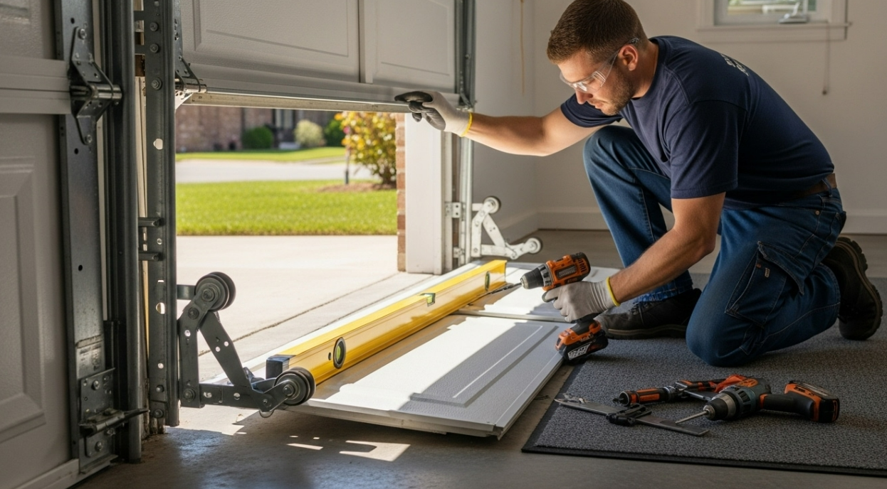 Garage Door Panel Repair